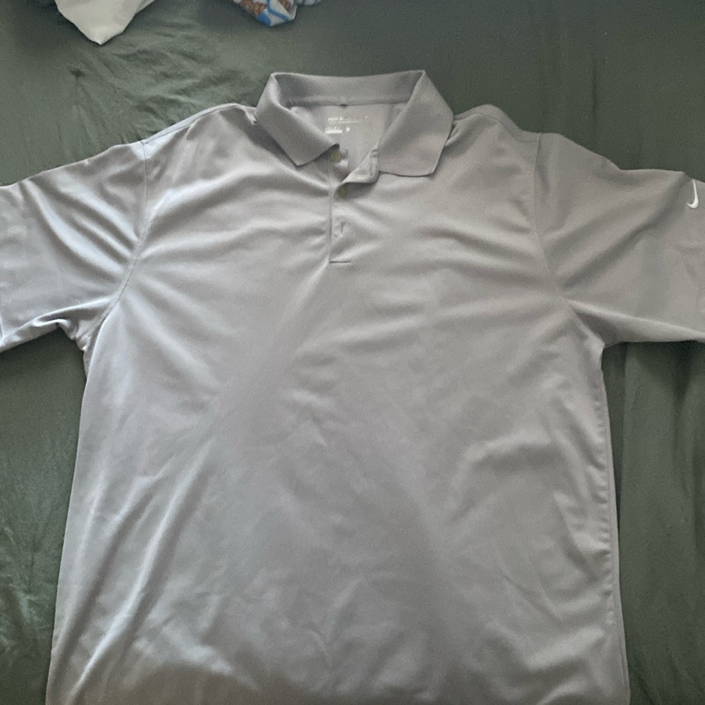 Nike dri-fit golf shirt XL grey semi-used